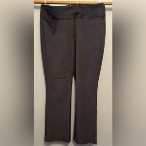Maurices‎ Charcoal Gray Slim Boot Dress Pants 7-8 short #520